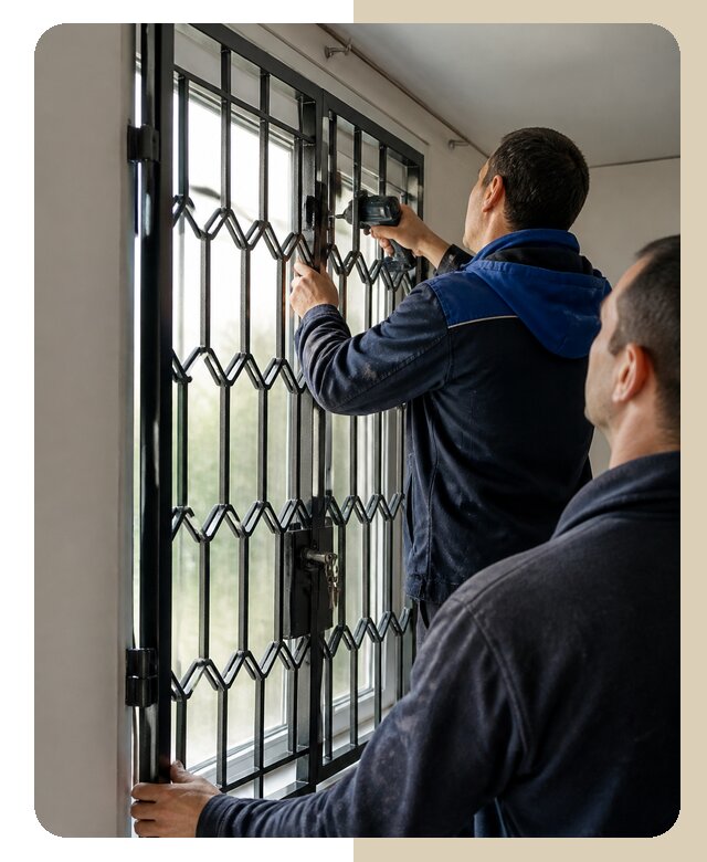 Установка распашных решеток в Петрозаводске цена от 6598 р. | Дверной